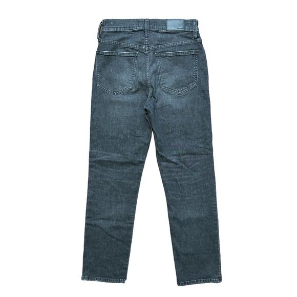 MADEWELL The Perfect Vintage Crop Jeans in Washed Black SZ 25 - Picture 7 of 12